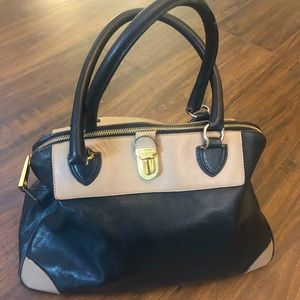 Marc Jacobs black leather handbag